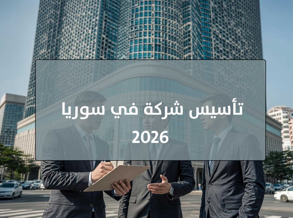 تأسيس شركة في سوريا 2026